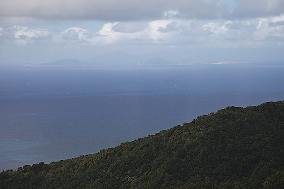 Neighbouring islands looking NW.
