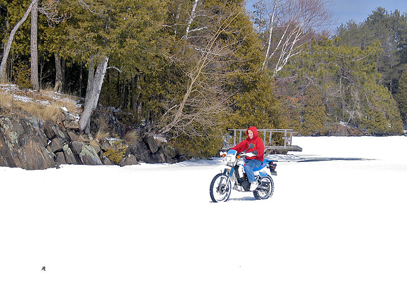 The ice was thick, the snow shallow, why not?