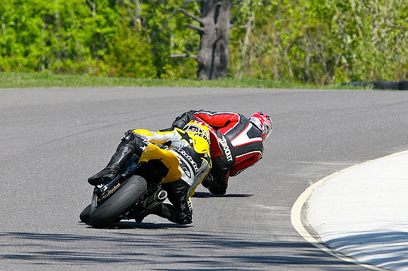 Crazy lean angles...