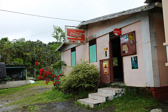 Shop at start of Spanny Falls hike.