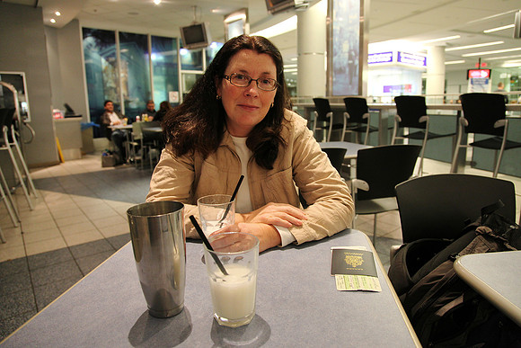 Rum punch, at Pearson airport