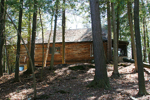 East side of cottage.